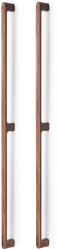 Set manere spatiale double Luv Wood Big finisaj nuc L 1026 5 mm 
