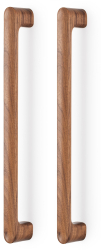 Set manere spatiale double Luv Wood Big finisaj nuc L 418 5 mm 