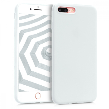 Husa pentru Apple iPhone 8 Plus / iPhone 7 Plus Silicon Alb 39499.48 