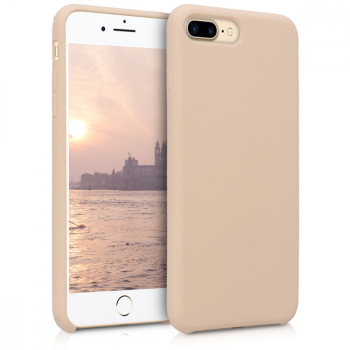 Husa pentru Apple iPhone 8 Plus / iPhone 7 Plus Silicon Bej 40842.154 