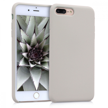 Husa pentru Apple iPhone 8 Plus / iPhone 7 Plus Silicon Bej 40842.96 