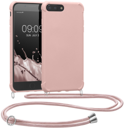 Husa pentru Apple iPhone 8 Plus / iPhone 7 Plus Silicon Roz 49916.154 