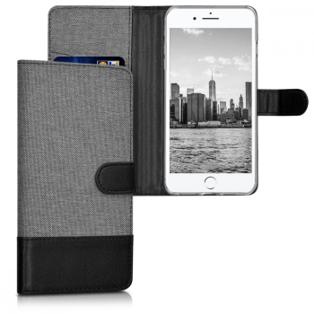Husa pentru Apple iPhone 8 Plus / iPhone 7 Plus Textil Gri 39496.22 