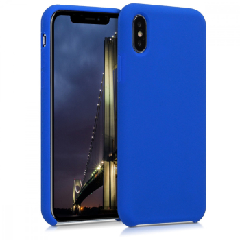 Husa pentru Apple iPhone X / iPhone XS Silicon Albastru 42495.134 