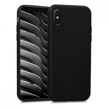 Husa pentru Apple iPhone X / iPhone XS Silicon Negru 42492.47 