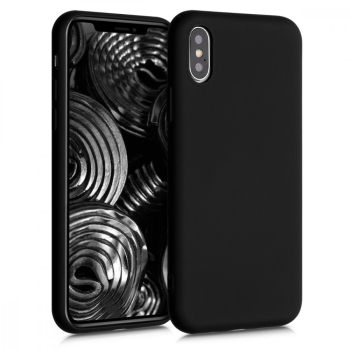 Husa pentru Apple iPhone X / iPhone XS Silicon Negru 52975.47 