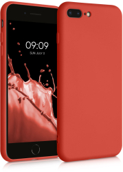 Husa pentru iPhone 8 Plus / iPhone 7 Plus Silicon Rosu 49981.218 