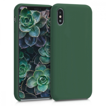 Husa pentru iPhone X / iPhone XS Silicon Verde 46313.80 