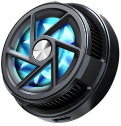 Incarcator magnetic fara fir cu ventilator de racire negru 