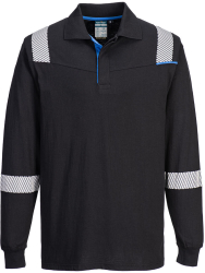 Pulover cu guler polo rezistent la flacari - Portwest WX3 FR711 - S 