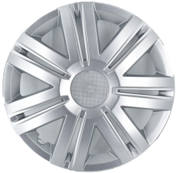 Set 4 Capace Universale pentru Roti cu Diametrul de 14&rdquo Culoare Argintiu 