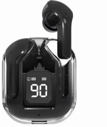 Casti Wireless In Ear TWS Bluetooth 5.3 Cu Microfon HD Control Tactil Afisaj Digital Anulare Zgomot ANC-ENC Fast Charge Rezistente
