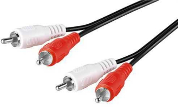 Cablu audio 2x RCA tata la 2x RCA tata 1.5m Goobay