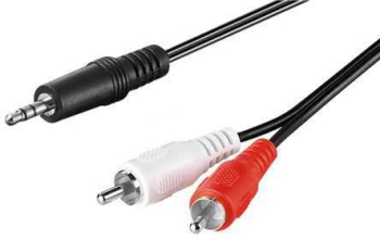 Cablu jack stereo 3.5mm tata - 2x RCA tata 1.5m