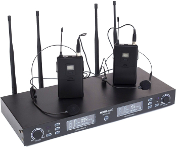 Master Audio BE5035T Set microfoane wireless headset true diversity UHF PLL