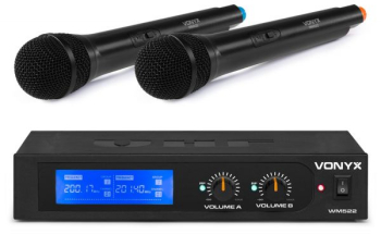 Set 2 microfoane wireless Vonyx WM522 
