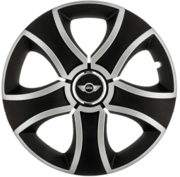 Set 4 capace roti Blacksun pentru gama auto Mini Cooper R13 