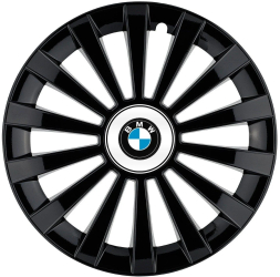 Set 4 capace roti Meridian negru pentru gama auto BMW R16 