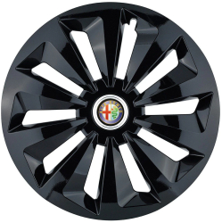 Set 4 capace roti pentru Alfa Romeo model Fox Black R14 