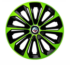 Set 4 Capace Roti pentru BMW Nou model Extra Strong Green & Black R16 BMW 