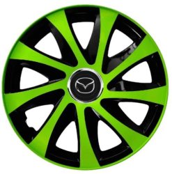 Set 4 Capace Roti pentru Mazda model Extra Drift Green & Black R16 MAZDA 