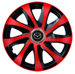 Set 4 Capace Roti pentru Mazda model Extra Drift Red & Black R16 