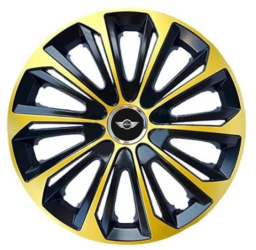 Set 4 Capace Roti pentru Mini model Extra Strong Gold & Black R16