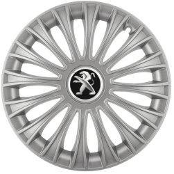 Set 4 capace roti pentru Peugeot model Dino Gray R16 