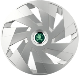 Set 4 Capace Roti pentru Skoda Nou Verde model Vector Gray R15 SKODA 