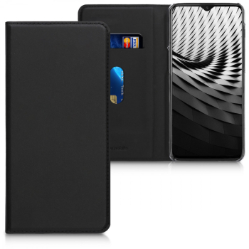 Husa pentru OnePlus 6T Piele ecologica Negru 46320.01 