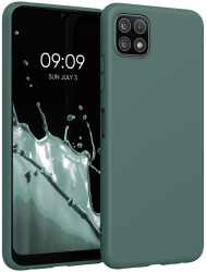 Husa pentru Samsung Galaxy A22 5G Silicon Verde 55245.171 