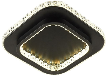 Lustra bucatarie LuminiLux Negru 2424 cm Metal LED 