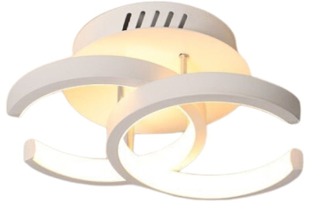 Lustra hol LuminiLux Alb 2216 cm Metal+Acril LED 