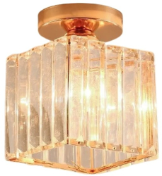 Lustra hol LuminiLux Gold 1713 cm Kristal LED