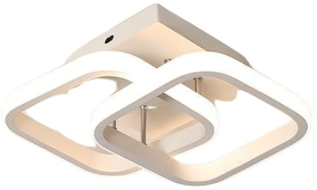 Lustra LED hol LuminiLux Alb 2420 cm Metal+Acril LED 
