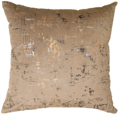 Perna decorativa 45 x 45 catifea CT107 maro 