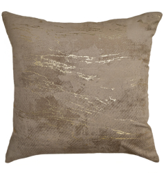 Perna decorativa 45 x 45 catifea G206 bej brun 