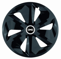 Set 4 capace roti pentru Dacia Nou model Roco Black R15 