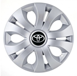 Set 4 capace roti Top Gray pentru gama Toyota R17 
