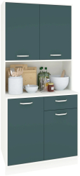 Bufet haaus Oma Verde Petrol/Alb L 84 cm 