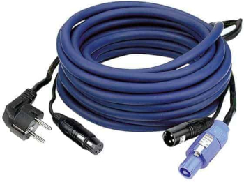Cablu Alimentare cu XLR boxe active Dap Audio FP1015 Semnal Audio 15m Powercon 