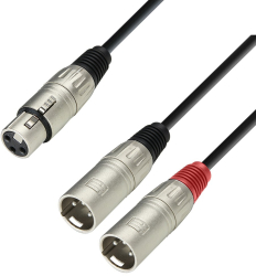 Cablu Y XLR 6m Adam Hall Cables 3 STAR YFMM 0600 