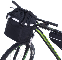 Cos Bicicleta Fata plianta Cu Click negru 