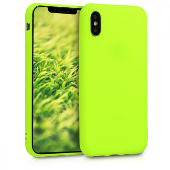 Husa pentru Apple iPhone X / iPhone XS Silicon Galben 46270.75 