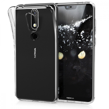 Husa pentru Nokia 5.1 Plus Silicon Transparent 46195.03 