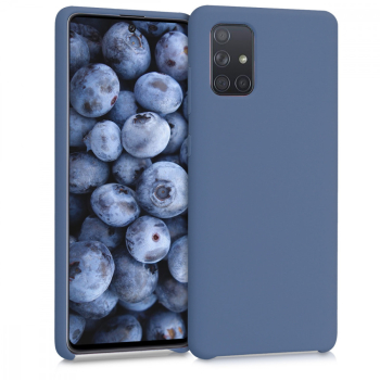 Husa pentru Samsung Galaxy A71 Silicon Albastru 51209.168 
