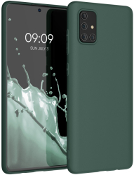 Husa pentru Samsung Galaxy A71 Silicon Verde 51208.171 