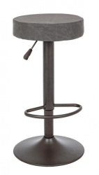 Set 2 scaune bar gri Piper 35x35x85 cm 