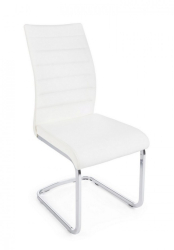 Set 4 scaune albe Myra 41x60x98 cm 