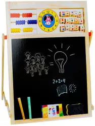 Tablita magnetica 60x50cm alb-negru + accesorii